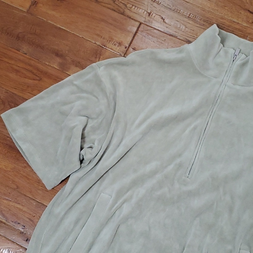 Fear of God Essentials Half Zip Terry Cloth pullover sweater - Picture 7 of 13